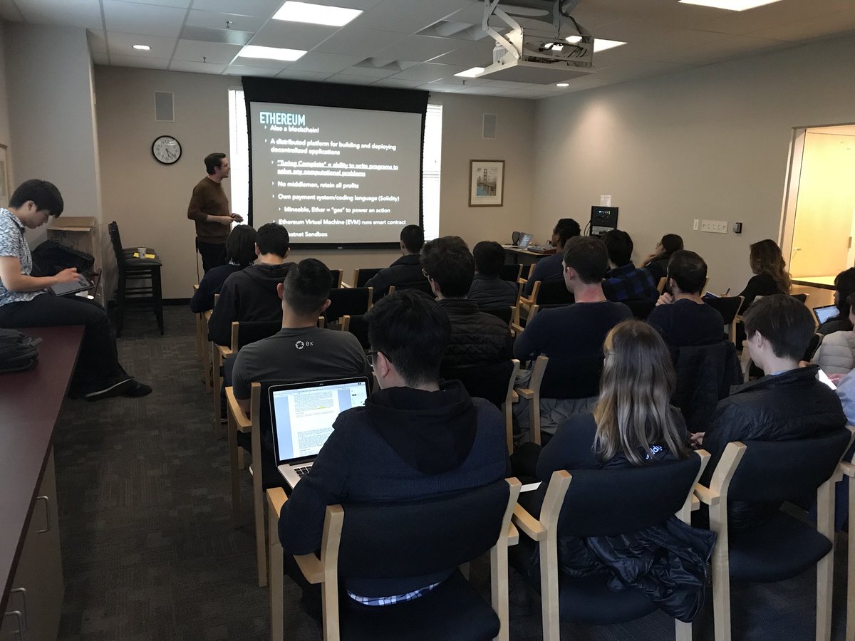 Students <a href="/StanfordBEAM/">Stanford Career Edu.</a> are learning about Blockchain Management &amp; Cryptocurrency — Employer Panel and Industry Mixer to follow! Thanks to <a href="/Jeffitout/">Jeffrey D'Andria</a> @LydonLinda <a href="/moniquef2014/">monique Frizzell</a> for putting this employer connection event together! #MeaningfulWork