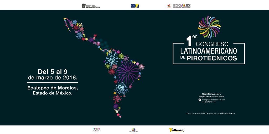 IMEPI_Edomex's tweet photo. ¿Ya te registraste? Asiste a este Congreso, los mejores ponentes extranjeros con temas correspondiente a pirotecnia.
¡No puedes perdértelo!
#ConLaPi
#IMEPI https://t.co/RkHRSjeSJb