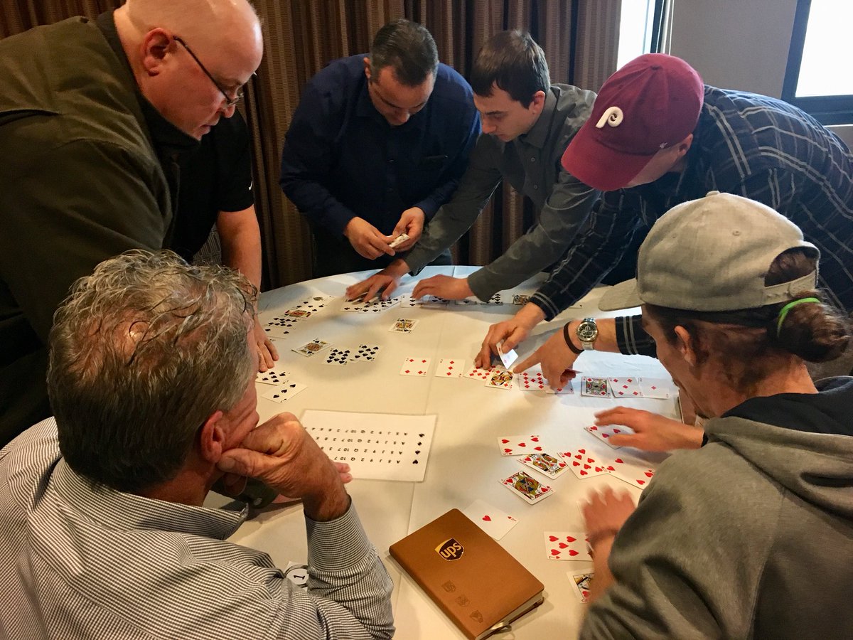 DempseyBarbara1's tweet photo. This breakout session illustrates the importance of allocating time to plan a successful safety strategy. CHSP members work as a team with every member assigned a role to organize and execute plan until complete.#safetyleaders #safetyplan @ChesapeakUPSers @AmandaCriswell8 https://t.co/944Fg9BJHw