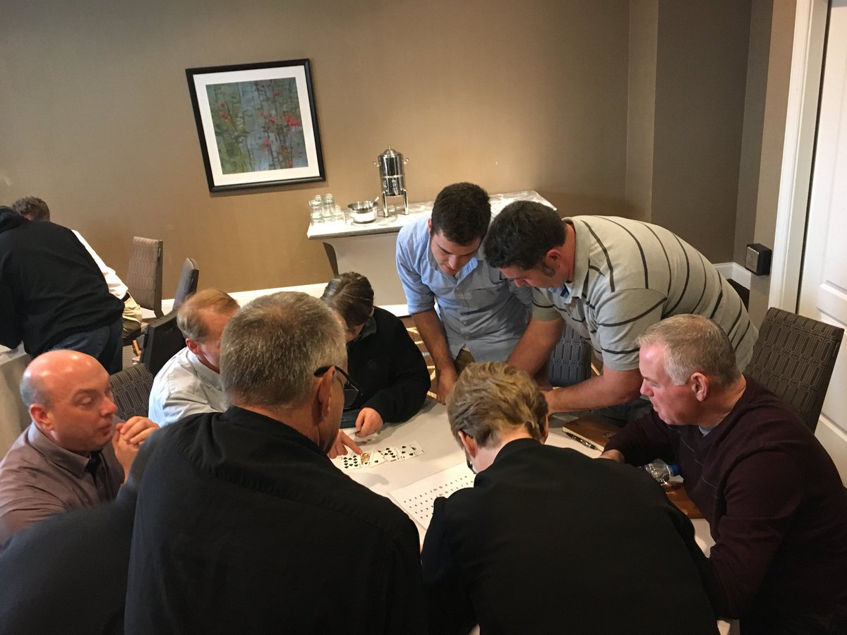 DempseyBarbara1's tweet photo. This breakout session illustrates the importance of allocating time to plan a successful safety strategy. CHSP members work as a team with every member assigned a role to organize and execute plan until complete.#safetyleaders #safetyplan @ChesapeakUPSers @AmandaCriswell8 https://t.co/944Fg9BJHw