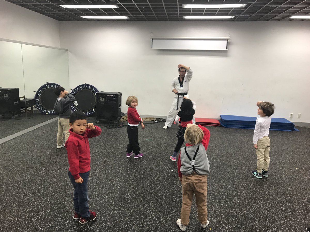 Never too young to learn. Master Kim a local Taekwondo expert teaching PreK4 students. <a href="/DamianPrest/">Damian Prest</a>