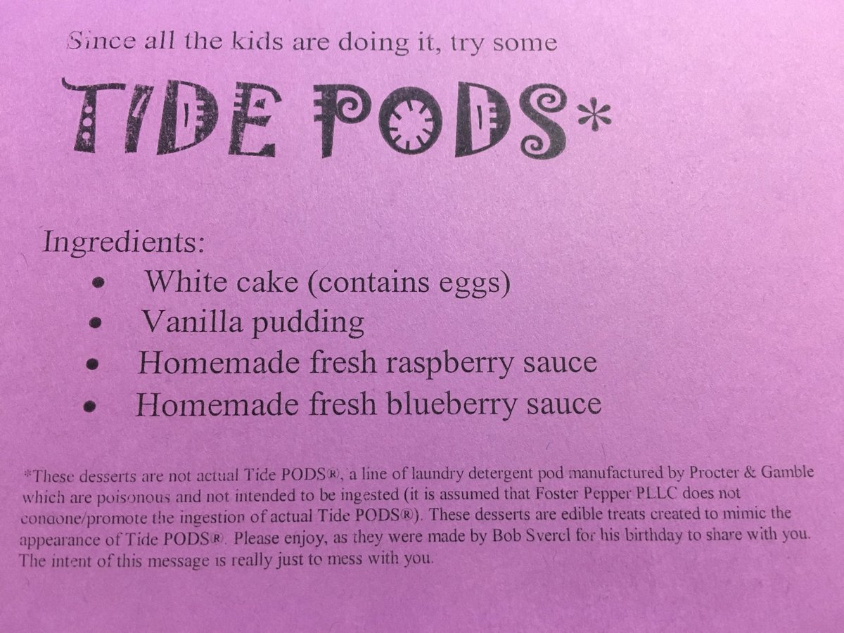 bobco85's tweet photo. Made a fitting dessert for my birthday (yes, I am a millennial) with a note for my coworkers at the office - side note, those mini bowls were described on the box as “cube” #shapeFail https://t.co/PPTm9eAwdv
