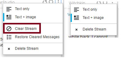 RachaelJennison's tweet photo. @Hootsuite_Help Hi, yes, I understand this.Question has nothing to do with native Twitter. Attached a screenshot. Left shows options in HS for Twitter Mentions and Messages streams. This is what I want on all streams, a Clear Stream option. Right shows options for all other streams and SN in HS. https://t.co/TwduJRenwk