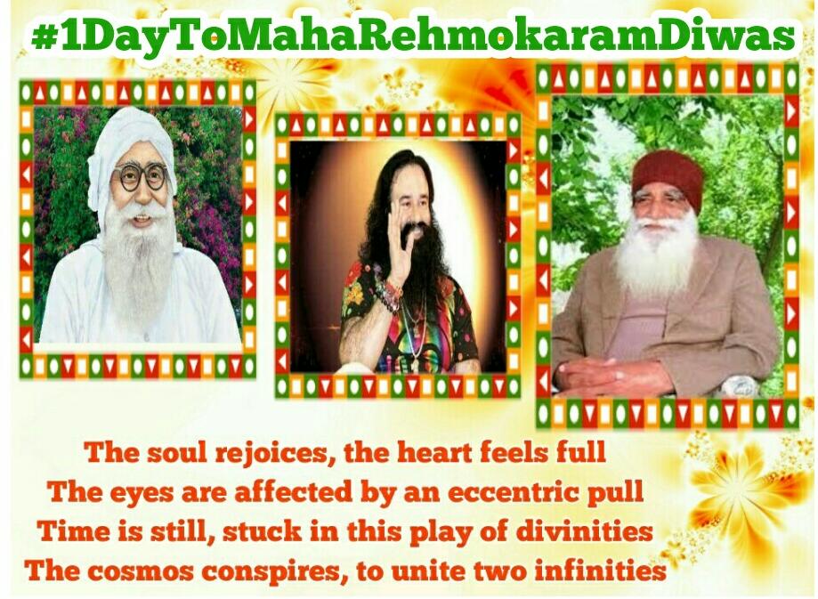 JashanSh27's tweet photo. Soooooo excited...  
Bcz only #1DayToMahaRehmokaramDiwas https://t.co/lm812Kq9Bs