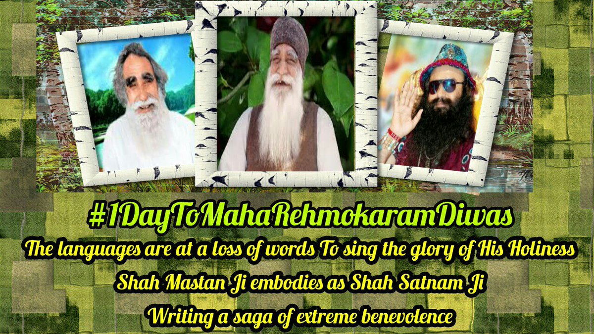 PriteeSharma91's tweet photo. Only #1DaysToMahaRehmokaramDiwas !! The heavens recreate on this Earth for the holey spirit unites, The divine takes rebirth amidst the mud, He is the lotus flower with love and compassion, as a superpower. https://t.co/fbsdZiTJby