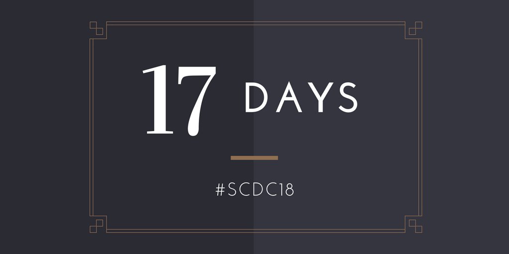NebraskaDECA's tweet photo. 1️⃣7️⃣ days until #SCDC18! https://t.co/IFSsY9PgFF