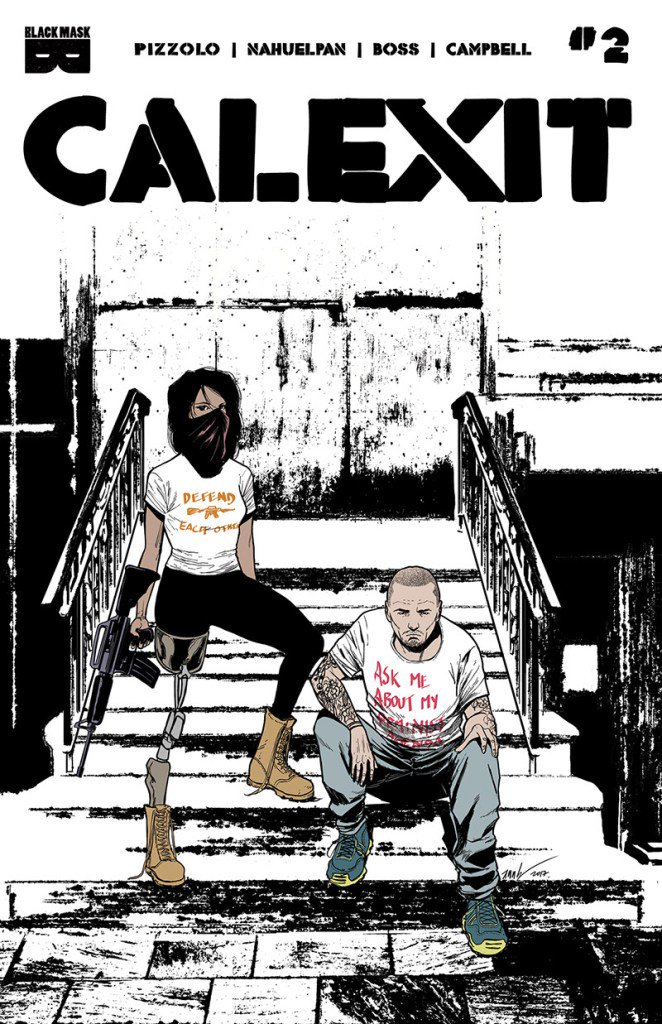 ComicCrusaders's tweet photo. #PREVIEW: CALEXIT #2 #MatteoPizzolo @amancay_art @BoyCartoonist @CampbellLetters @blackmaskstudio #comics https://t.co/azVWsobnLg https://t.co/bkOiBKmsln