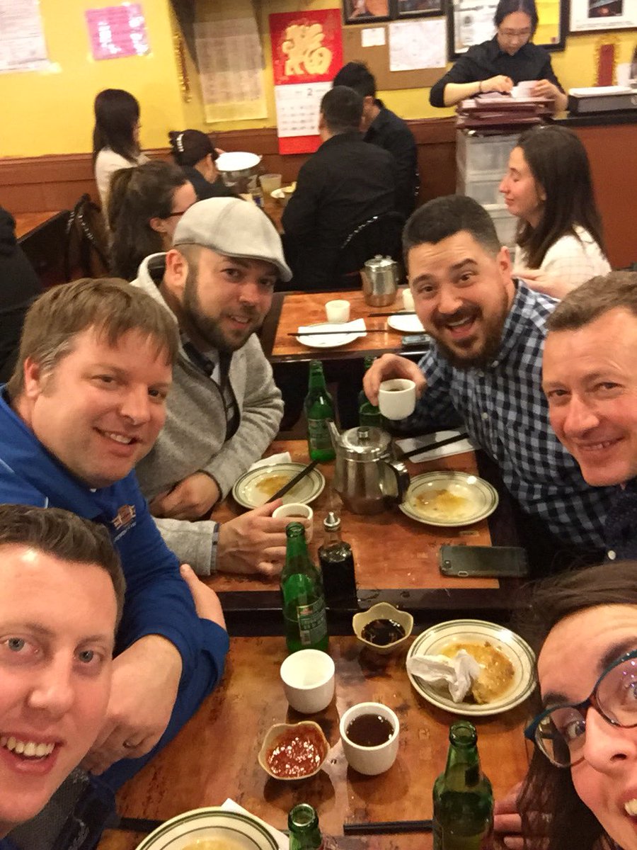 TGBrews's tweet photo. Dumpling time in China town Boston with great guys from @AtlanticBev https://t.co/3fjSzcTnNi
