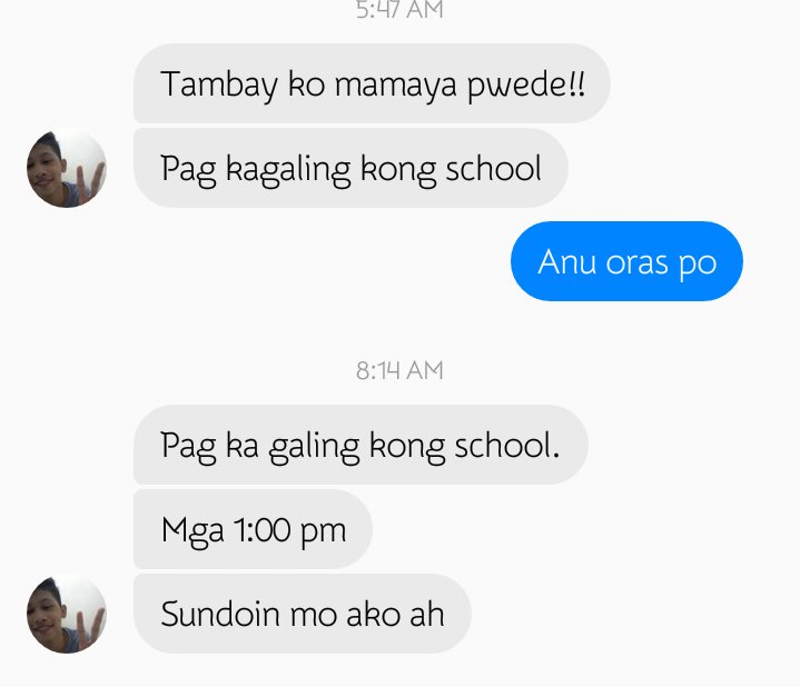 Tongbato's tweet photo. Tatambay daw si bagets sa bahay after school. Alams na. https://t.co/FDrPxKoBUw