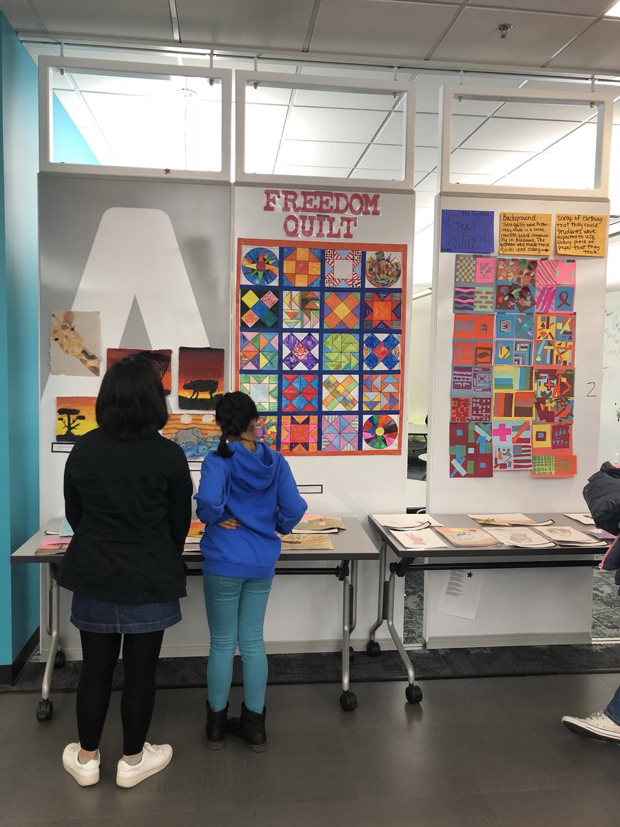 cheer4tech's tweet photo. @CentralKitsap celebrating #blackhistorymonth with student work celebration @CKMSCUBPRIDE @GMPrincipal1 @FairviewMS @lowebe564 @MsCZen @JeniJzapatka https://t.co/MFsPFPwhRa