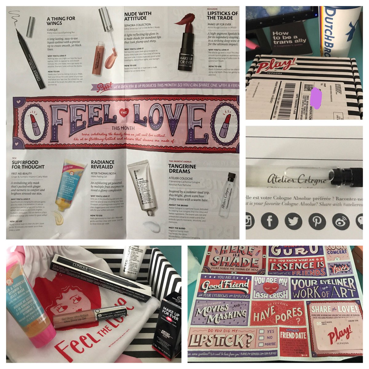 Kinbrielle's tweet photo. Got my @birchbox &amp; @sephoraplay today 😀📦💄 https://t.co/j2KrkHwE7d
