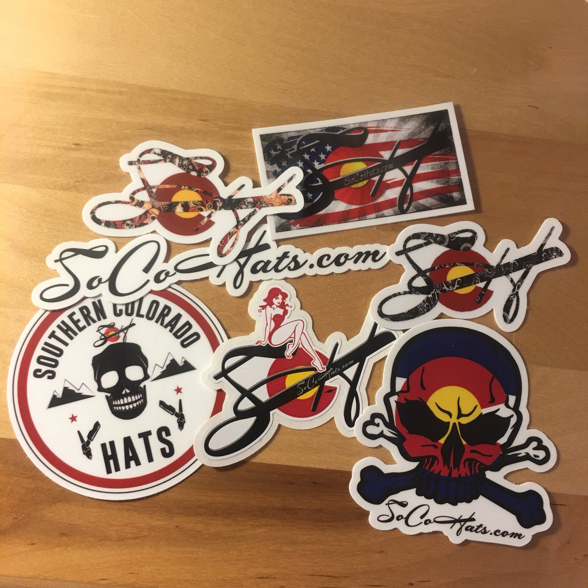 jonnysweld's tweet photo. Super Badass #MailCall from @SoCo_Hats - Iโm so stoked to get these. Thank you, canโt wait to put them up around the shop. ๐
#sch #southerncoloradohats #socohats #colorado #hats #weldingcaps #weldingcap #stickers #sticker #support https://t.co/wE6nqaB5hb