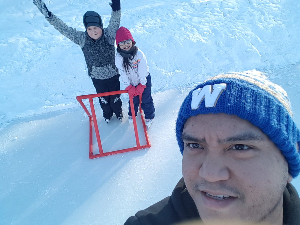 AndAnotherWon's tweet photo. Got to enjoy the beautiful day with the kids for a few before work today on  @RRMTrail 1st but not last time before it all melts! Love this privilage was have @TheForks #Winnipeg #RRMT #MeetMeAtTheForks #Loyalty #Family #NoQuit #ForTheW https://t.co/CZg5g2vCny