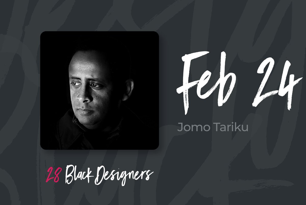 timothyhykes's tweet photo. On Feb 24 Industrial Design came back. Jomo Tariku @JomoFurniture is a furniture designer Data Scientist by day and Industrial Designer by nite. Check him out --> https://t.co/4xrha05z9L #BHM #BlacksinDesign https://t.co/ROcPM88ysD