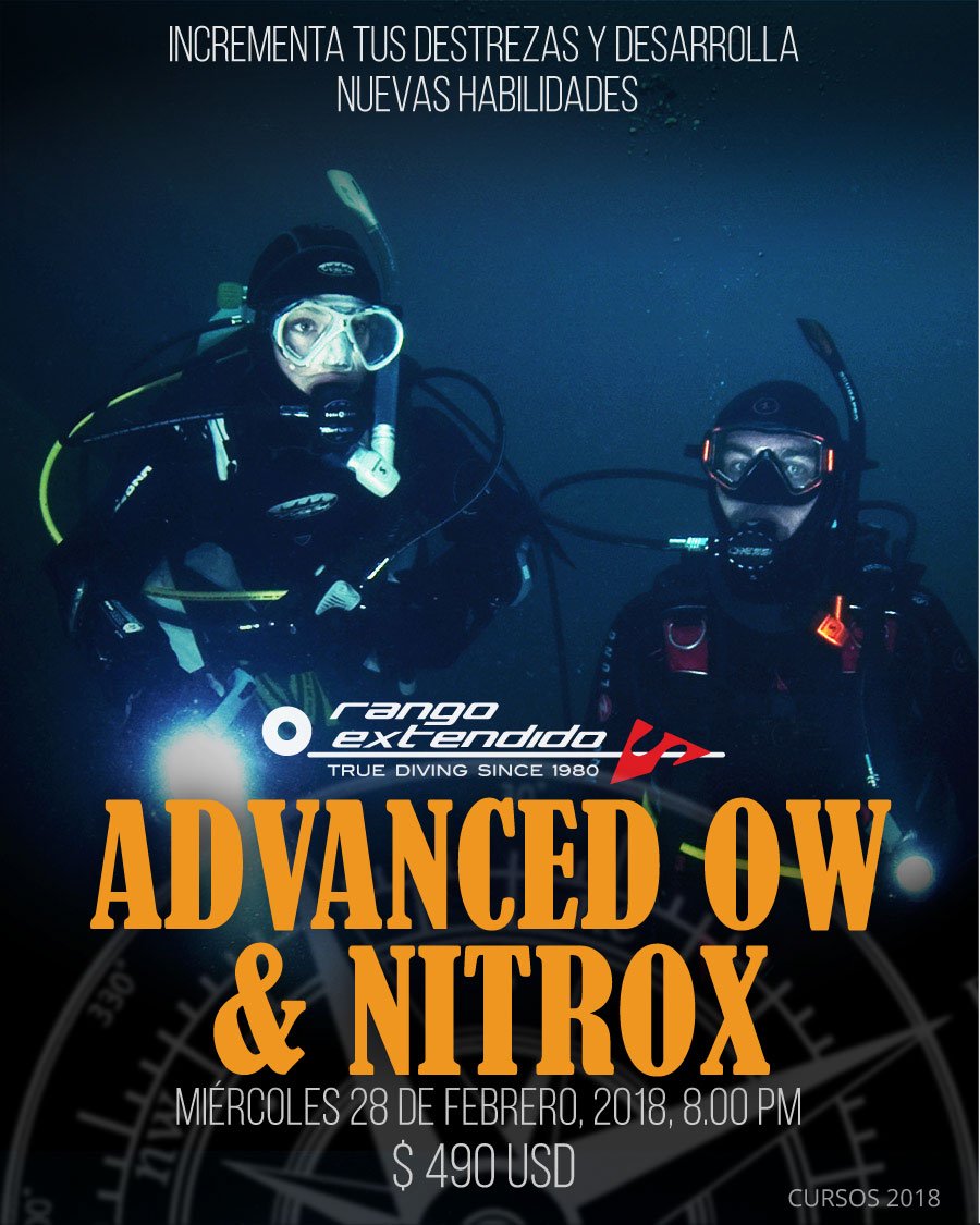 Rango_Extendido's tweet photo. Iniciamos curso de Advanced Open Water y Nitrox de #PADI, plática informativa, próximo miércoles 28 de febrero 8.00 pm, te esperamos en #RangoExtendido https://t.co/puGEpyhOHl