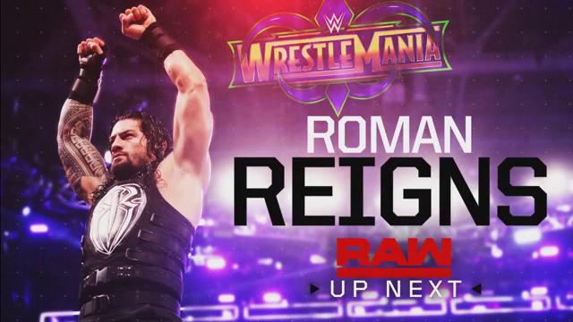 WWE's tweet image. UP NEXT: #TheBigDog @WWERomanReigns goes face-to-face with #UniversalChampion @BrockLesnar on #RAW!