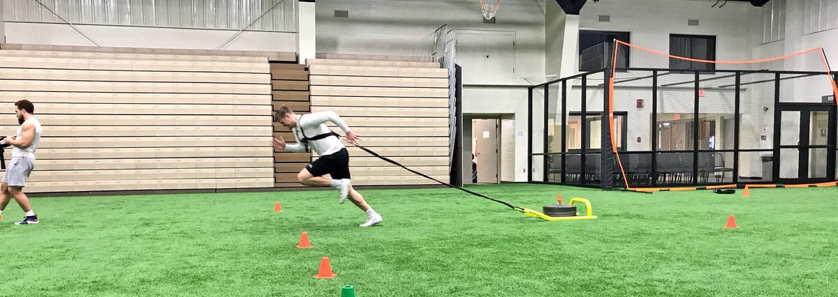 AWPPerformance's tweet photo. We’re still here!!! Our guys are just weeks away from Pro Day workouts &amp; Spring Camps. 

#LinearSpeed #AWPSports #BeGreatNOW https://t.co/jdgVcBAoTh
