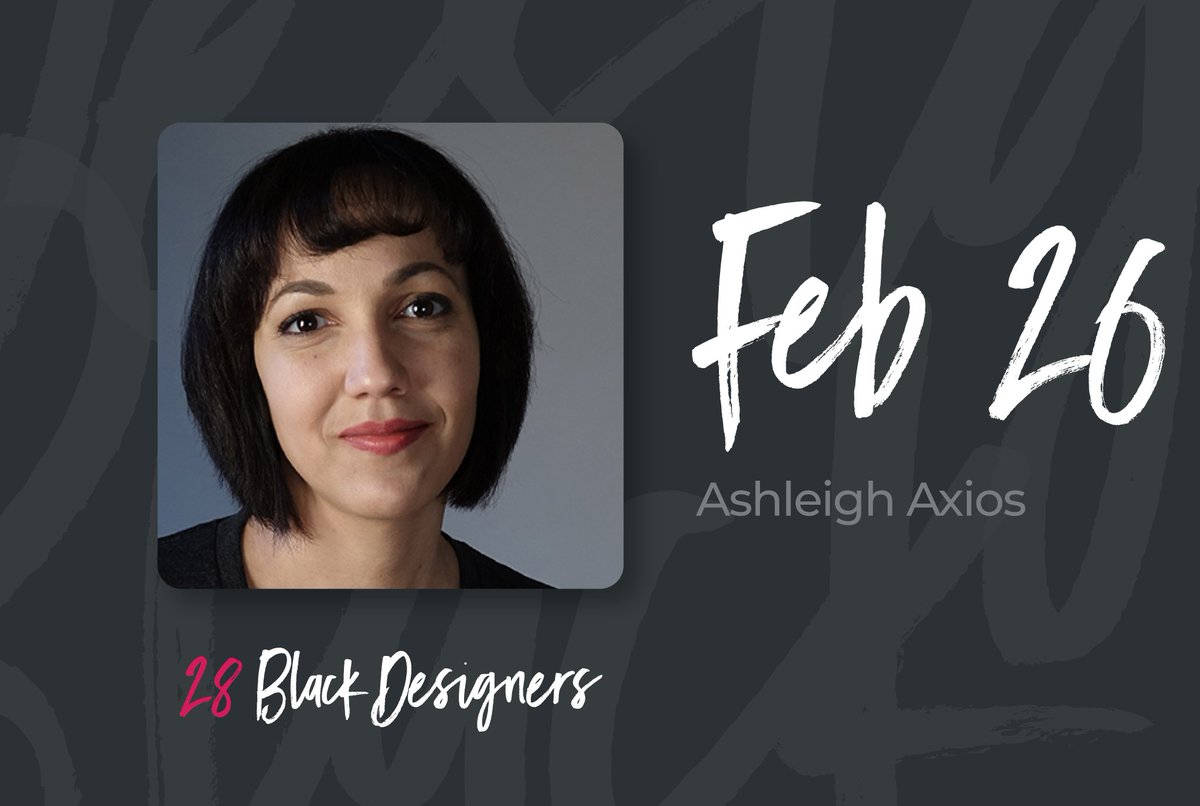 timothyhykes's tweet photo. On Feb 26 it's the one and only Ashleigh Axios @AshleighAxios international speaker, strategic creative, and Design Exponent; Head of Creative Studio at @automattic the nicest person you will ever meet and your biggest supporter --> https://t.co/umMRNWXOEg #BHM @BlacksinDesign https://t.co/DXwSPTQXrW