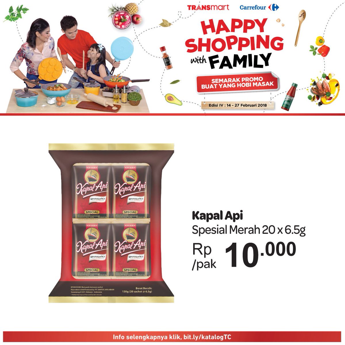 Transmart_IND's tweet photo. Apakah Anda #timngeteh atau #timngopi? Dapatkan teh dan kopi favorit Anda di #TransmartCarrefour! Periode promo 14-27 Feb 2018. Lihat aneka promonya di https://t.co/YBM3C2AMBc #HappyShoppingWithFamily https://t.co/GYsicv4xiJ