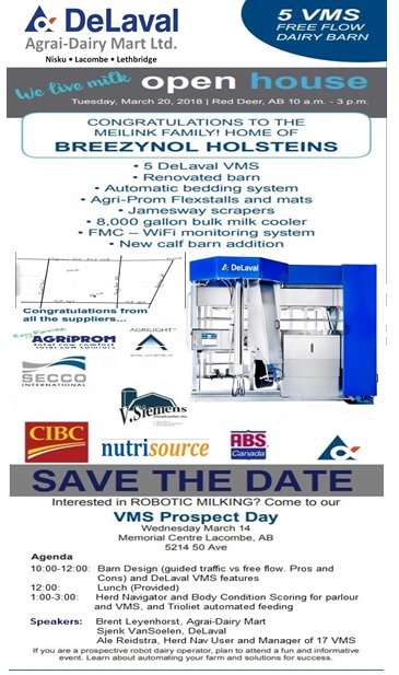 Congrats to the Meilink Family of Breezynol Holsteins! Join us March 20th at the Open House