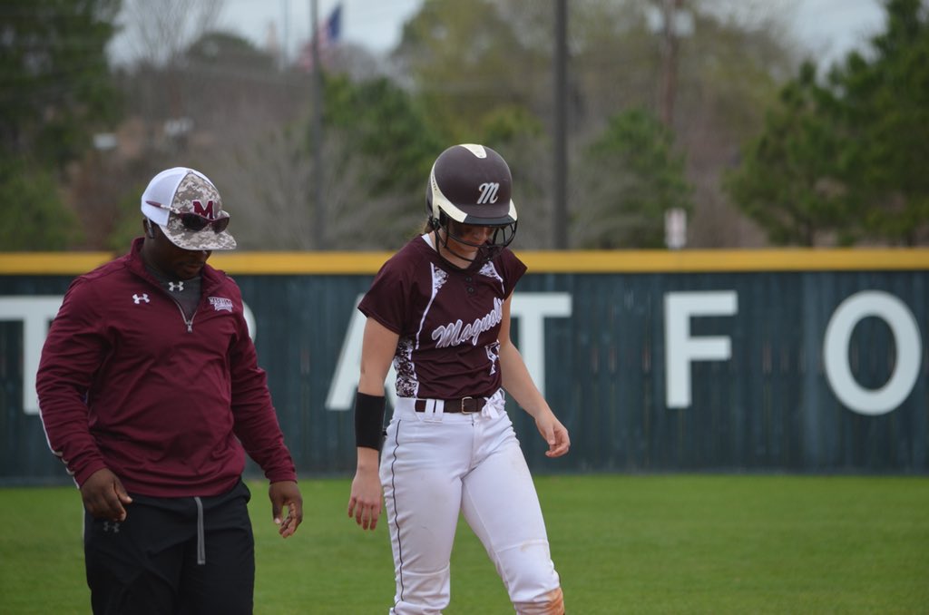 graysonwooton's tweet photo. first district game of the year tomorrow @ Waller at 7!!!!!🐶❤️ #dawgsgottaeat @MagnoliaSoftbal https://t.co/e3xCMPdMDs