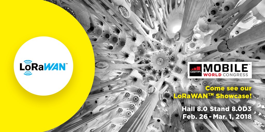 LoRaAlliance's tweet photo. Did you hear @SemtechCorp and Lacuna are receiving #LoRaWA messages from space? Stop by our booth at #MWC2018 to learn about all of their recent news and developments. https://t.co/AVasmECaNo