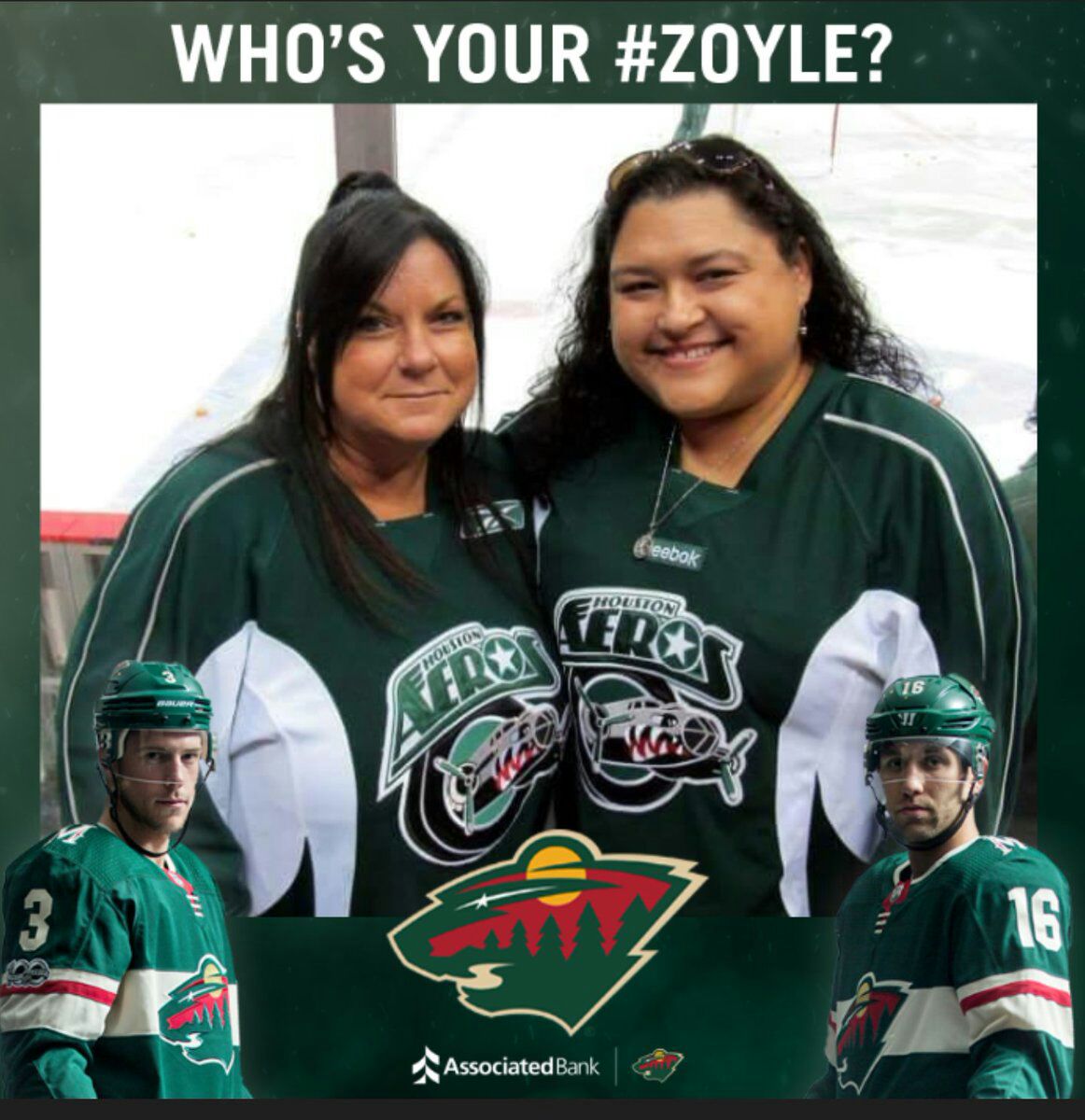 Evever1's tweet photo. @CharlieCoyle_3 @Jason_Zucker16 @AssociatedBank ok this is a way better pic! Who's your #zoyle https://t.co/KNRpJsjxoY