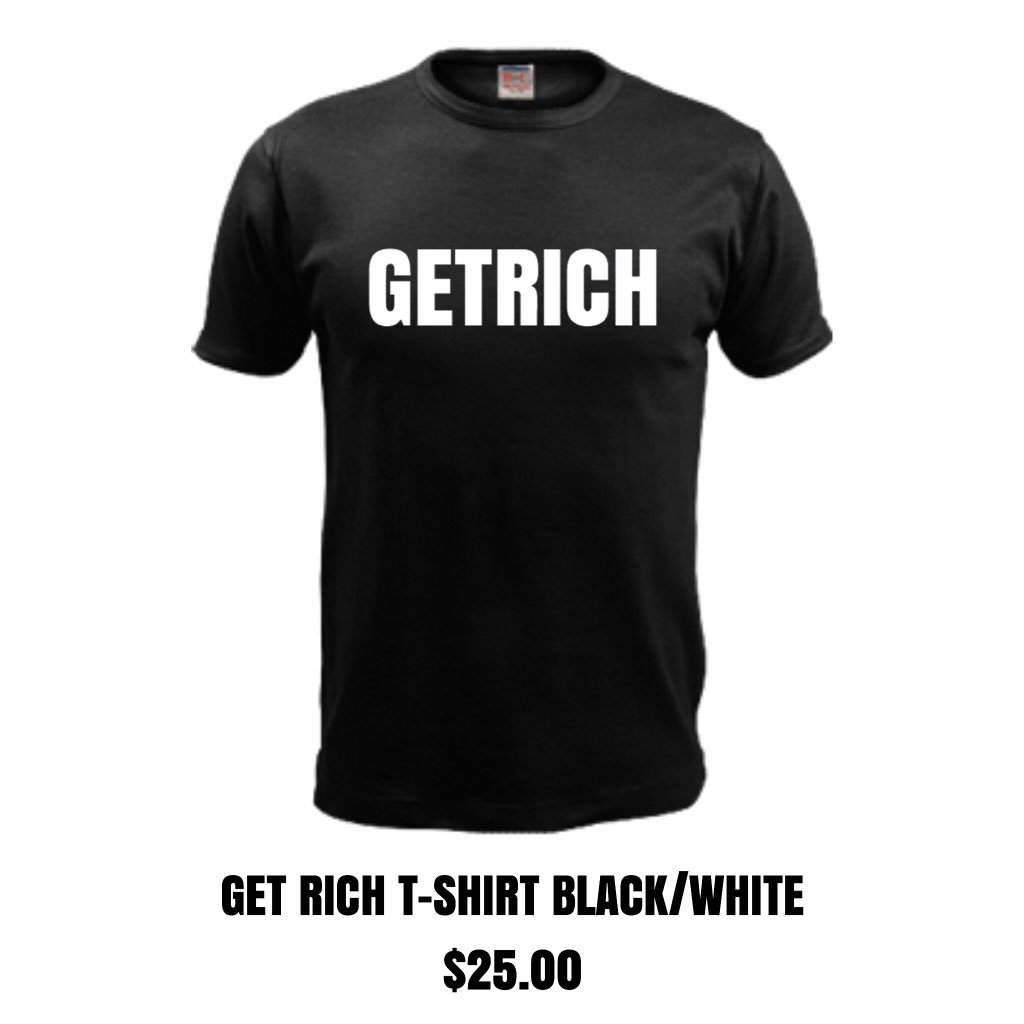OfficialGetRich's tweet photo. Shop with us ! 🏁 #GetRich https://t.co/8TFhlZvEj6