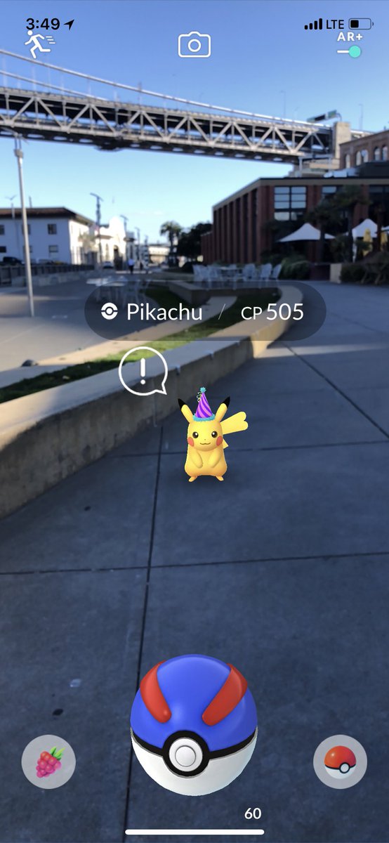 atmosDotNYC's tweet image. Fun catches at the SF Embarcadero today. #ARPlus #arplusmode #PokemonGo