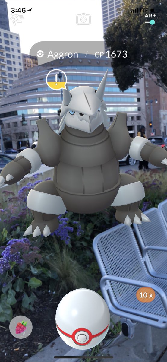 atmosDotNYC's tweet image. Fun catches at the SF Embarcadero today. #ARPlus #arplusmode #PokemonGo