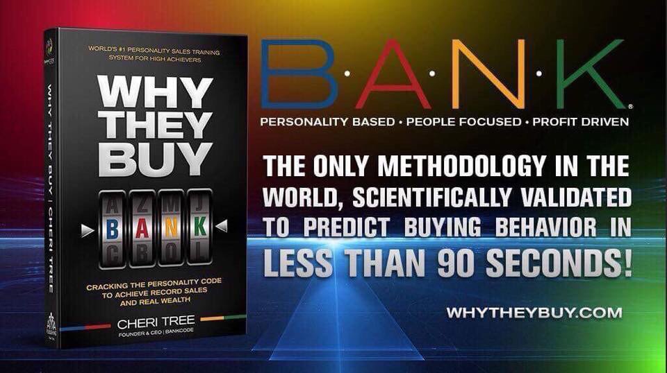 CheriTree's tweet image. “Why your prospects buy” is more  important than “how you sell.” Discover What Triggers the YES &amp;amp; Tripwires the NO at: WhyTheyBuy.com  

#BANKCODE #Sales #Success