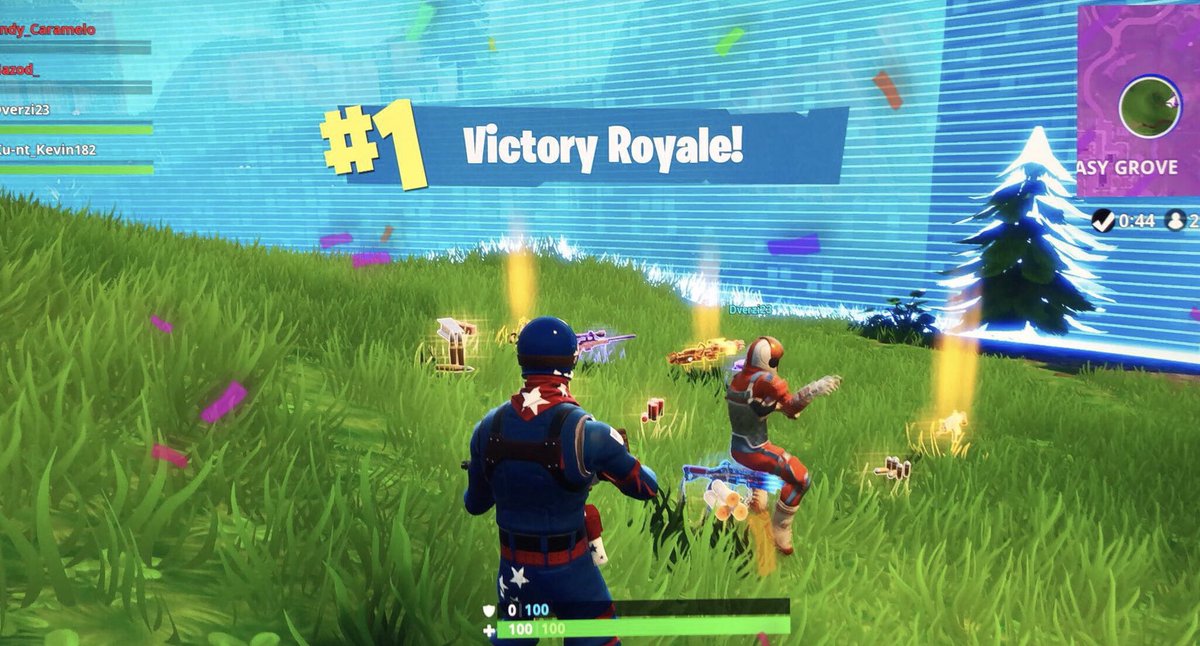 KNT_Kevin's tweet photo. Can’t stop &amp; I won’t stop, Another #Fortnite W with the crew! #FortniteBattleRoyale #FortniteBR #fortniteseason3 #PS4 https://t.co/T45NFYOTZ5
