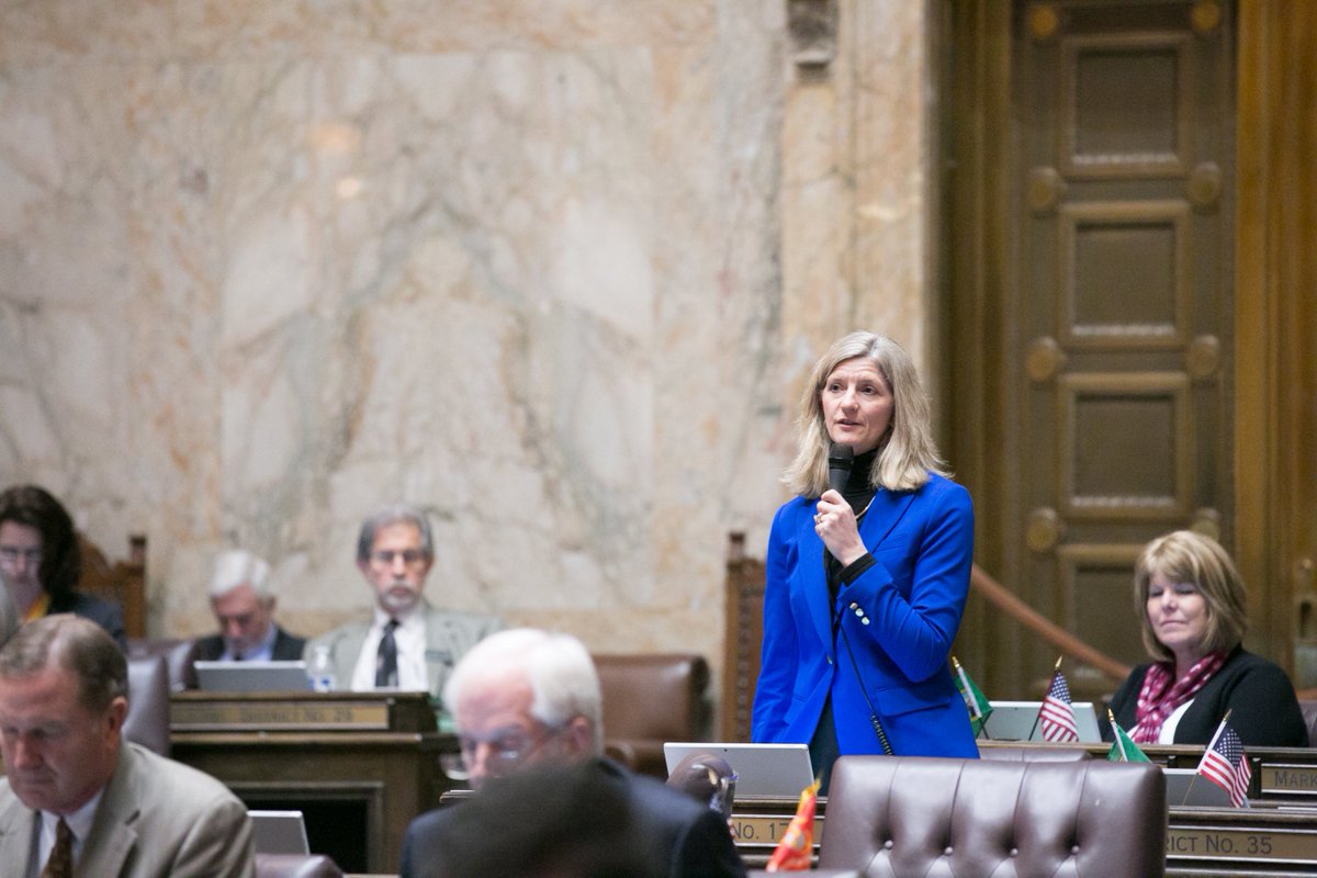 Rep. Vicki Kraft says #waleg should be using $1.3B in expected revenue over the next four years to provide property tax relief. "We should be using that money to offset and ease any property taxes for our Washington citizens."