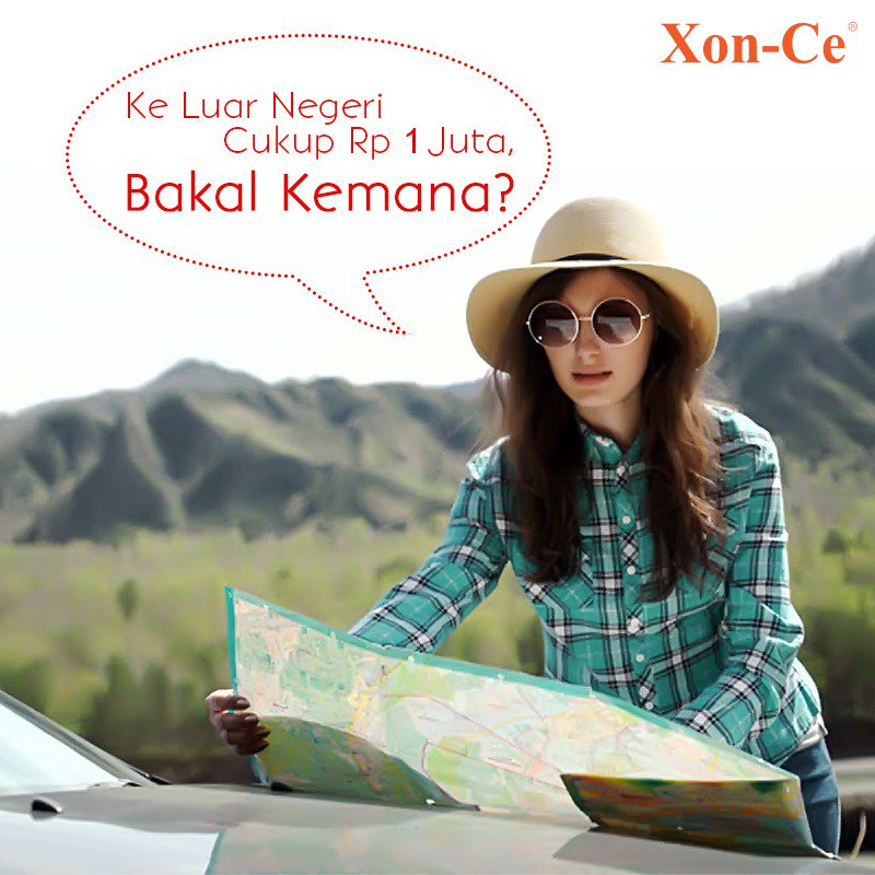 XON_CETIME's tweet photo. Setiap tahun, ada banyak acara travel fair nih, Sahabat Xon-Ce! Kalau seandainya Kamu bisa membeli tiket pesawat pulang-pergi ke luar negeri seharga Rp 1 Juta, Negara mana yg akan Kamu kunjungi? Berikan alasannya juga, ya! https://t.co/e8iMJ6jqJ2