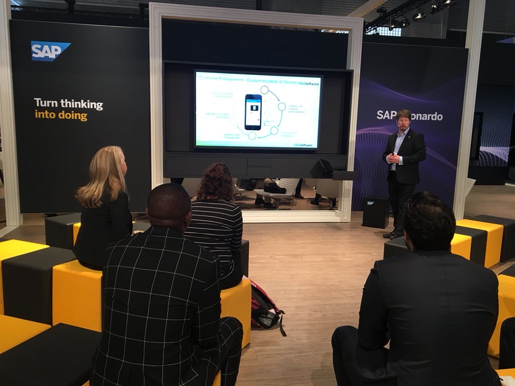 ClickSoftware's tweet photo. Join our Director of Soltuion Consulting on the @SAP stand at #MWC18 &amp; learn how you can deliver exceptional value to your customers https://t.co/8d9JKKF9oX