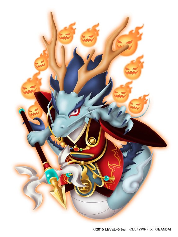 妖怪ウォッチバスターズ 鉄鬼軍 鉄鬼軍12弾スペシャルレア 12弾稼働まであと2日 本日のカードイラスト紹介は 閻魔竜王ミズチ 閻魔羅王テッカク 特殊効果の エンマ祭り についてなどくわしくは T Co Jkd85rgu1x 鉄鬼軍 妖怪ウォッチ