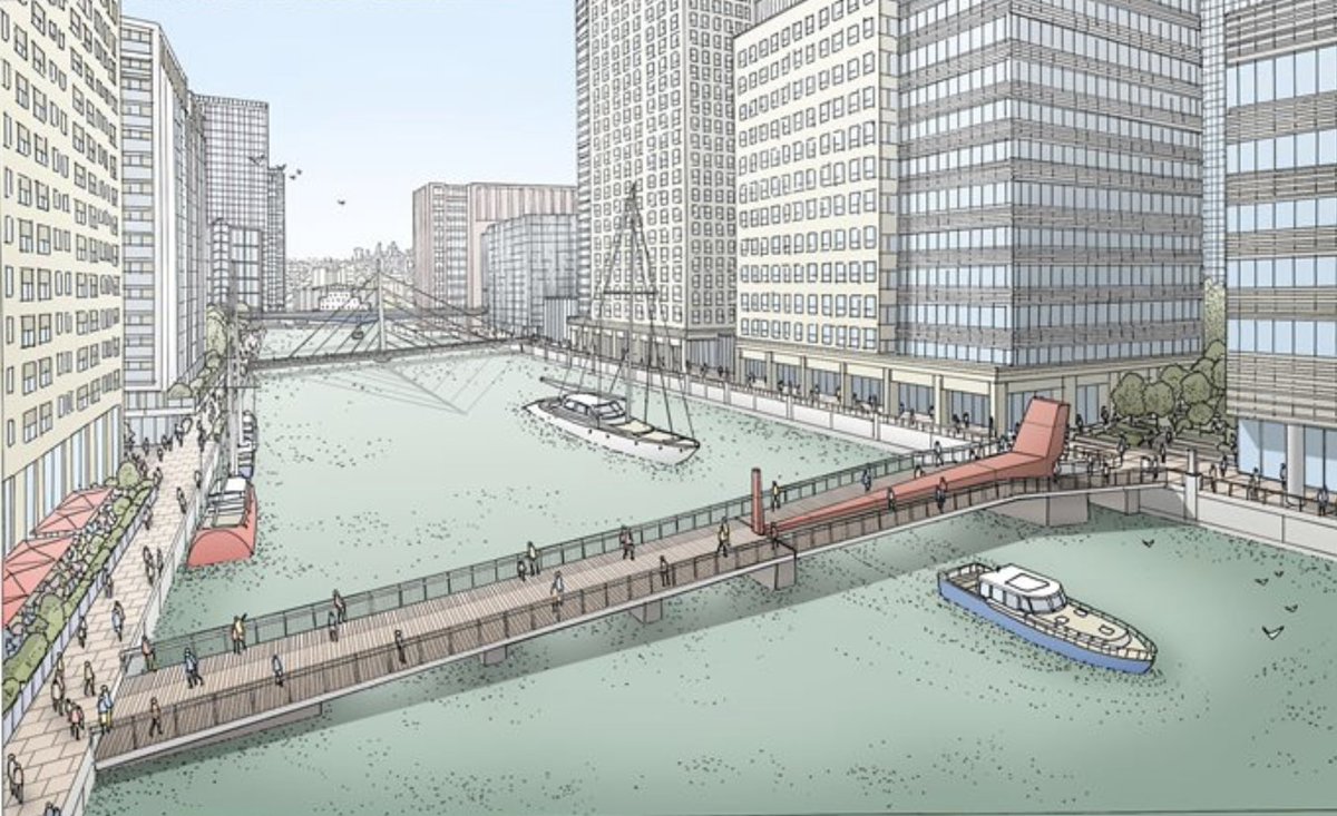 IsleofDogsForum's tweet photo. Consultation exhibitions on proposed new South Dock bridge start today

Tuesday 27 Feb 11am-3pm
West Winter Garden, 35 Bank Street, E14 5NW

Saturday 3 Mar 10am-1pm
Alpha Grove Community Centre, E14 8LH

Thursday 8 Mar, 5-8pm
Canary Wharf Idea Store
https://t.co/ASN0KtO5R0 https://t.co/81SEuWwpoQ