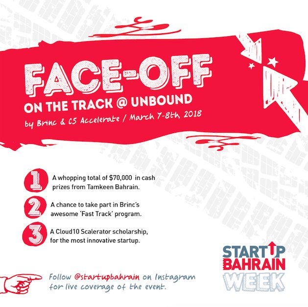 FeLocalBH's tweet photo. تم الاعلان عن مسابقة جديدة في فعالية "أن باوند" لاصحاب المشاريع المتعلقة بالتكنولوجيا مع جوائز تصل الى 70 الف دولار لمزيد من المعلومات يمكنكم زيارة الصفحة الرسمية للفعالية https://t.co/QDZG79WAYg  @StartUpBahrain @bahrainedb @brinciot @C5Accelerate https://t.co/jfRRbOuCbA