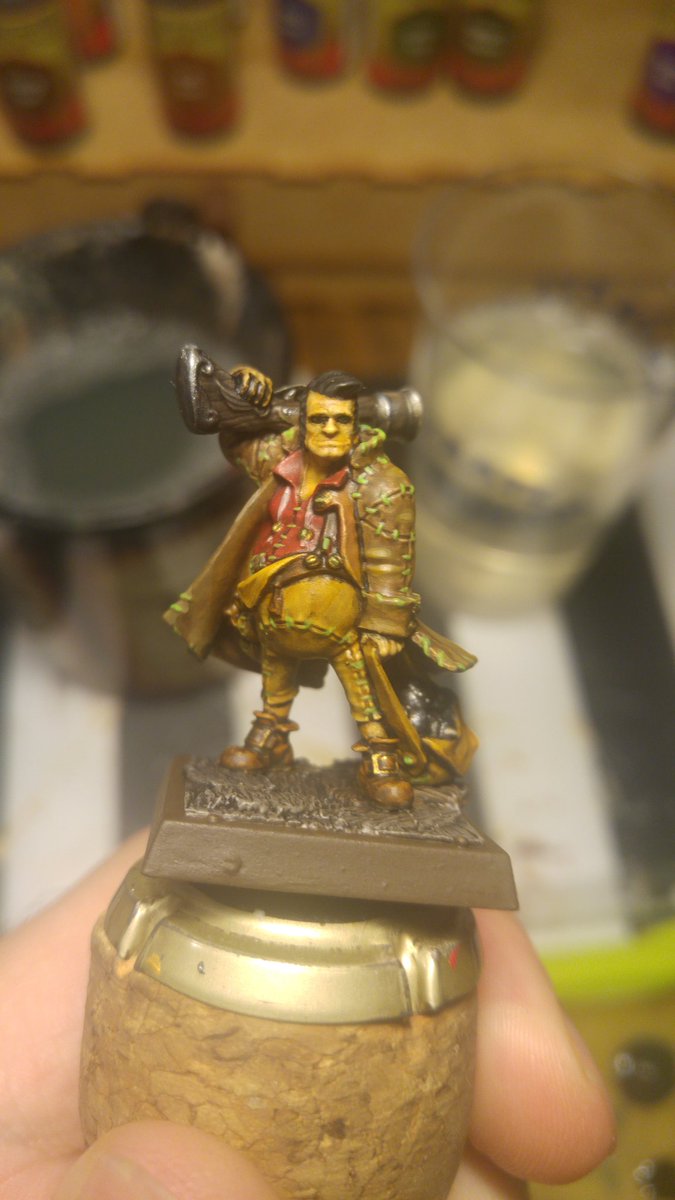 Meine erste fertige eine-figur-pro-Woche #diced . Es fehlten zwar nur noch die Details aber das zählt trotzdem. Wolfgang von #freebootersfate