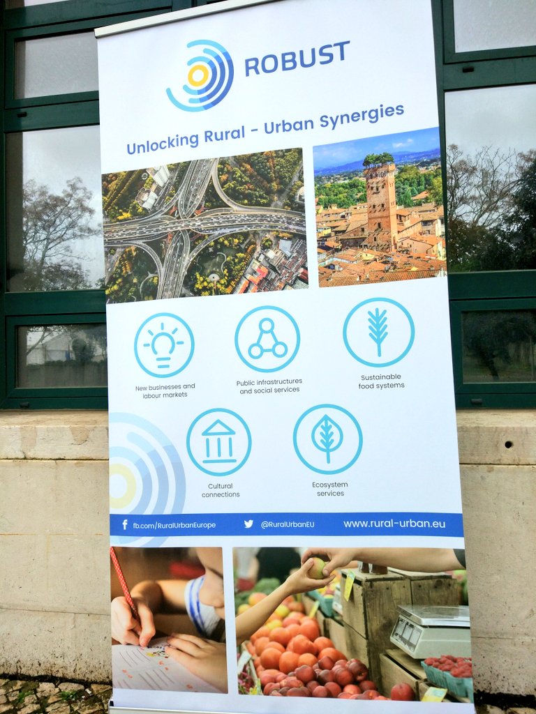 RuralUrbanEU's tweet photo. Looking forward to our #ROBUSTproject facilitation workshop today in Lisbon! We're preparing for the over 40 workshops that will take place as part of the project https://t.co/X9TUOQHIAy