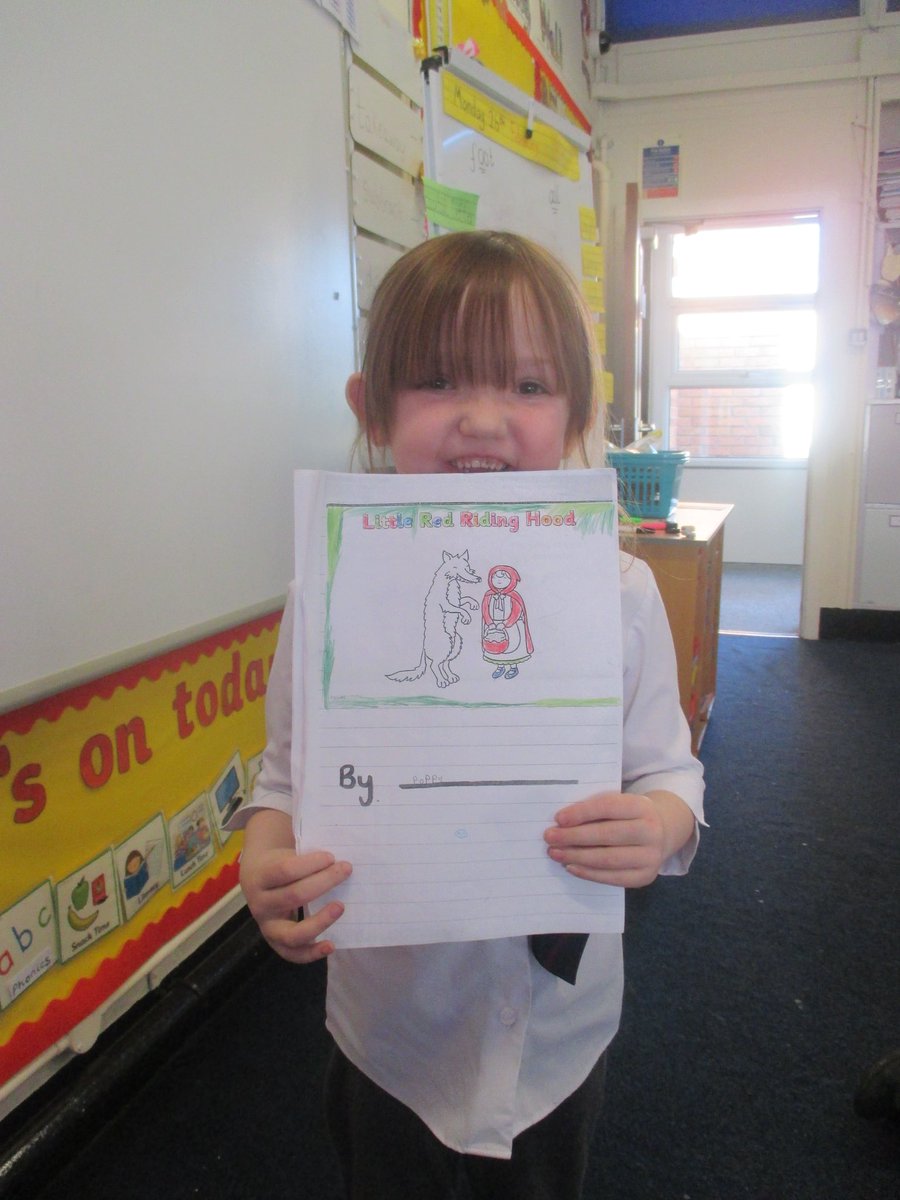 Sunbradwell's tweet photo. Year 1 finished their final drafts of their versions of Little Red Riding Hood! A lot of time and effort went into these fabulous stories! #fairtytales #aspiringauthors #finaldrafts https://t.co/ceSpt7oTei