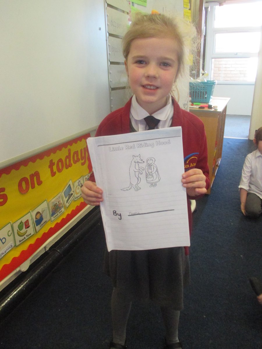 Sunbradwell's tweet photo. Year 1 finished their final drafts of their versions of Little Red Riding Hood! A lot of time and effort went into these fabulous stories! #fairtytales #aspiringauthors #finaldrafts https://t.co/ceSpt7oTei