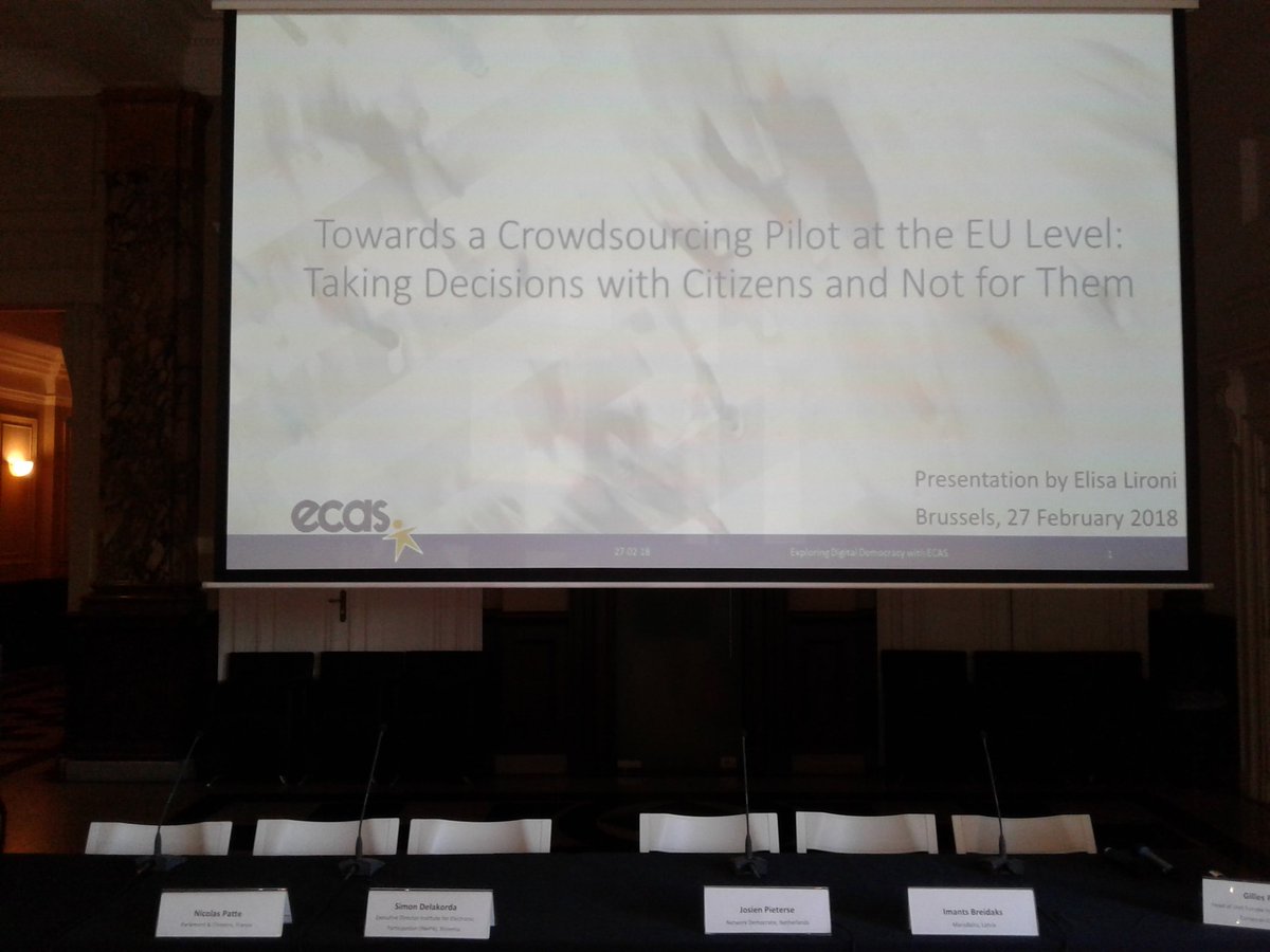 Razprave_EU's tweet photo. We are ready for Digital Democracy Day. This year topic is dedicated to #crowdsourcing as an e-participation method. #DDD2018 More information www.inepa/eucrowd/ https://t.co/D4fp4wZoEr