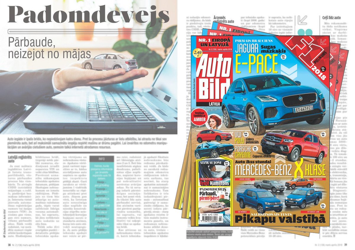 Esi noskatījis savu nākamo auto? Pārbaudi tā tehnisko stāvokli! Padomus un ieteicamo darbību plānu meklē jaunākajā @Autobild_LV numurā! ow.ly/3Dwh30iDvAA