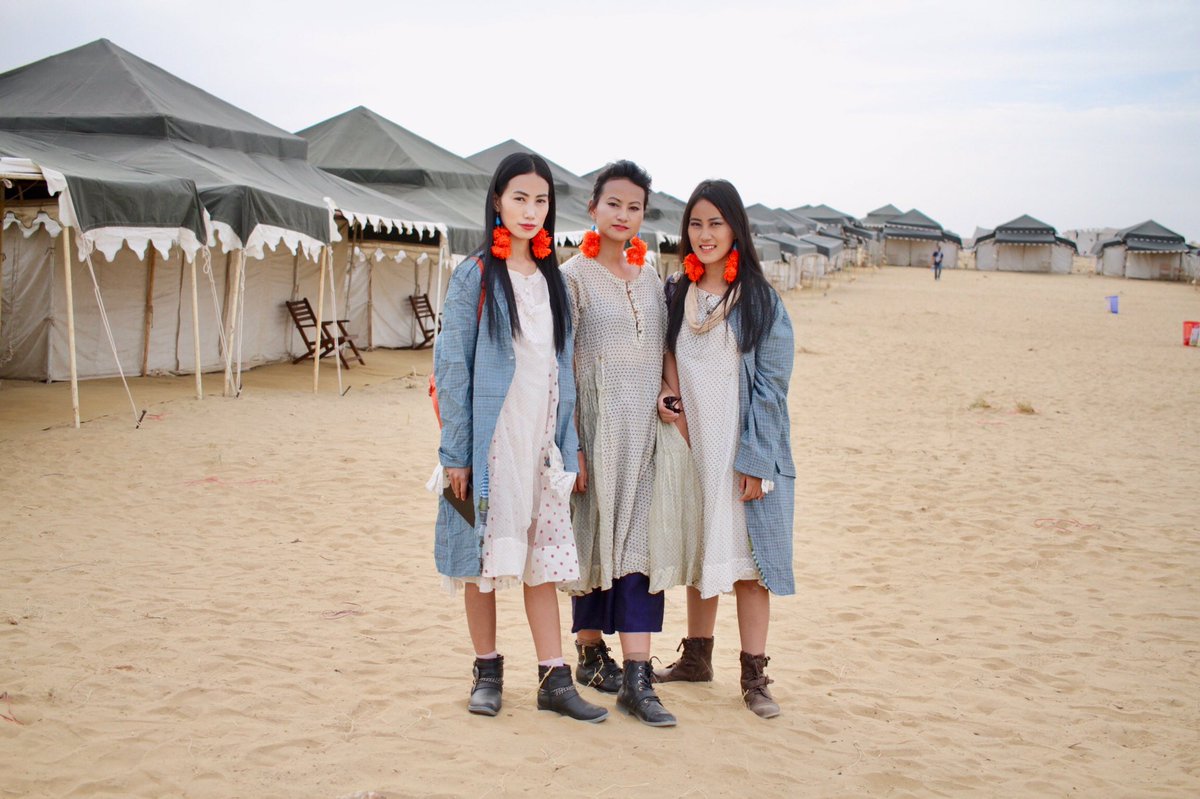TetseoSisters's tweet photo. @ragasthan @LuluTetseo @kuvelutetseo @mercytetseo #ragasthan #unbelong @ilovepero #jaisalmerdesertfestival https://t.co/9Gj49XkpTS