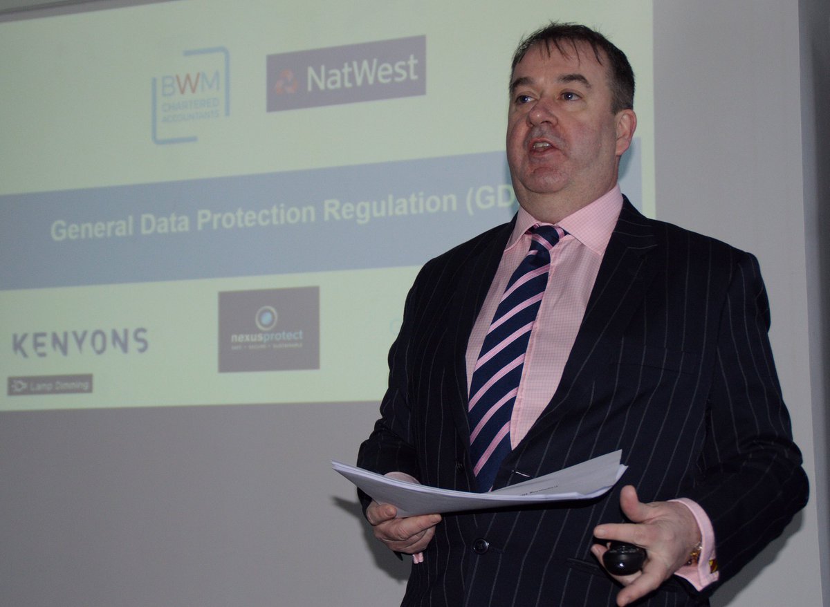 bwmaccountants's tweet photo. @msandys2 of @GWL_LAW advises this mornings attendees on company law #gdpr https://t.co/SoZrLJ7NGx