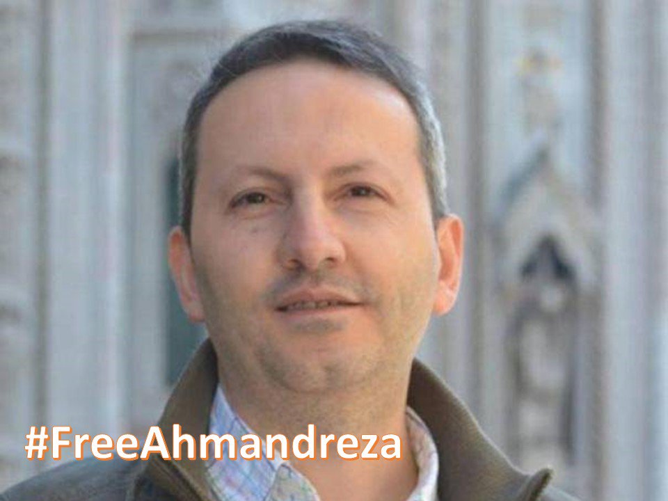 PierreYDurand's tweet photo. Chief of Death commission Alireza #Avaei to speak at #HRC3 later today. Meanwhile in Iran, humanitarian doctor #AhmadrezaDjalali awaits execution for saving lives. Is it OK with you, @UNGeneva? #SaveAhmadreza #IranProtests @margotwallstrom @SwedenGeneva @ItalyUN_Geneva @angealfa https://t.co/u3COr2boRo