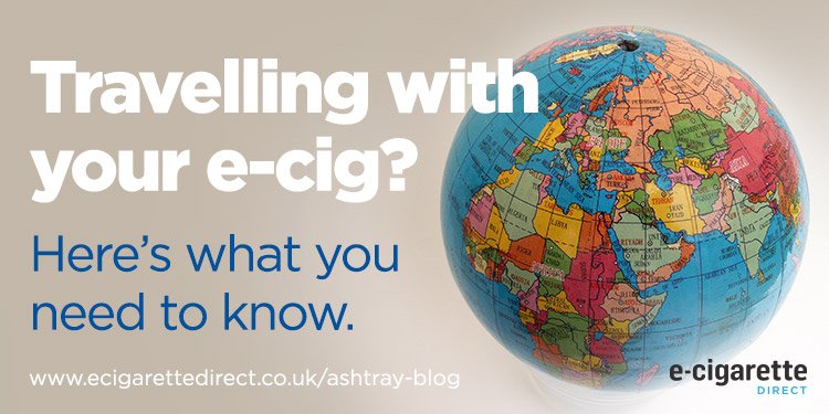 Sparksecigs's tweet photo. Are you travelling this year? 

If you're taking your e-cigarette away with you, here is a quick and easy guide about what you need to know when travelling with an e-cig, including where you can safely vape and essential travel tips. 
https://t.co/nMp0jwGnUr https://t.co/nRFV2z14e8