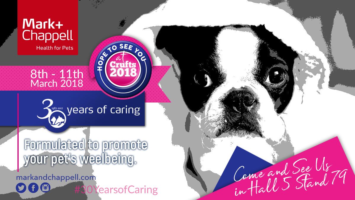 vetiquk's tweet photo. 30 years of promoting #PetHealth πΆ
#30yearsofcaring #Crufts2018 #thepetsbiz https://t.co/Y4ueIViheE