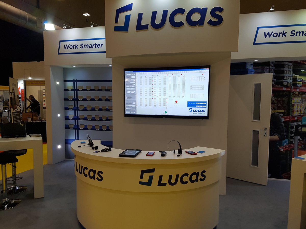 Lucas_EMEA's tweet photo. Reduce travel time, increase productivity and improve accuracy with Lucas Systems. Stop by Stand 172 for more information #ILX18 @IntraLogisteX https://t.co/5LsTqB7fbL